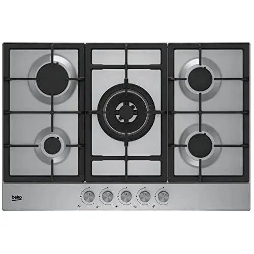 Beko HIAW75225SL 12400 W Placa a Gás Preto