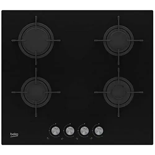 Beko HILG64220S 2900W Fogos Preto Cristal