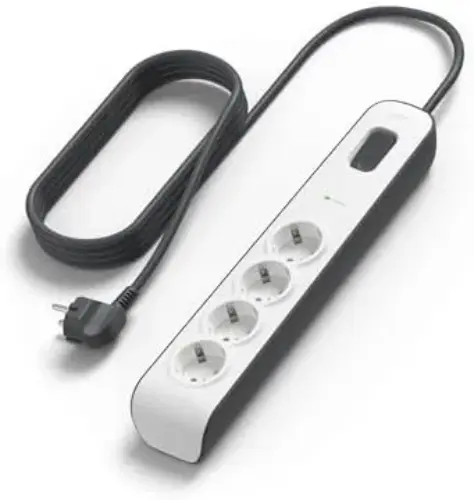 Belkin BSV400vf2M Proteção com 4 Saídas Branca/Cinzento