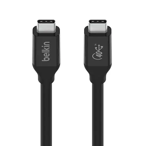 Belkin INZ001BT0.8MBK Cabo USB C 0,8 m USB4 Gen 3×2