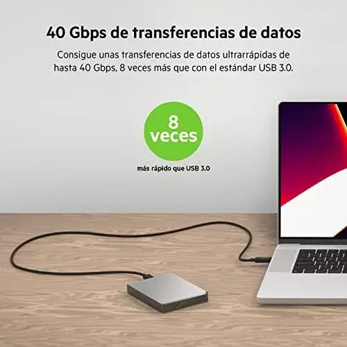 Belkin Inz002bt2mbk Cabo Ativo Thunderbolt 4 2m USB-C