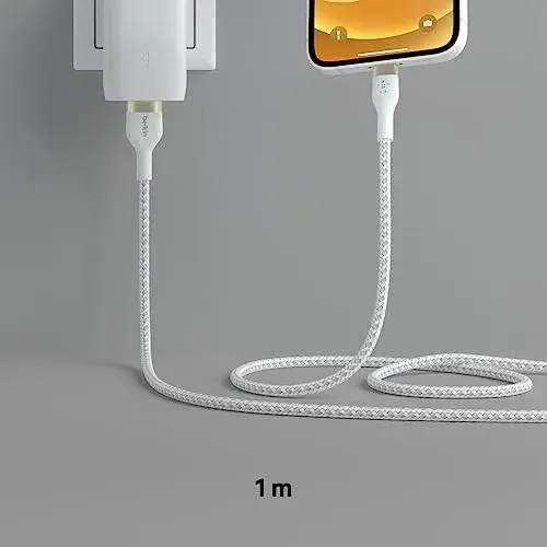 Belkin CAA010bt1MWH Cabo USB-A para Lightning 1M Branco