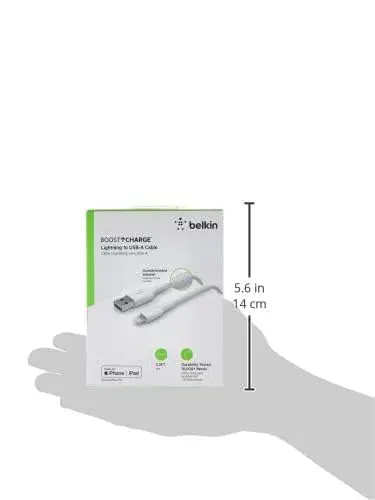 Belkin Lightning Cabo USB-A para Lightning 1m Branco