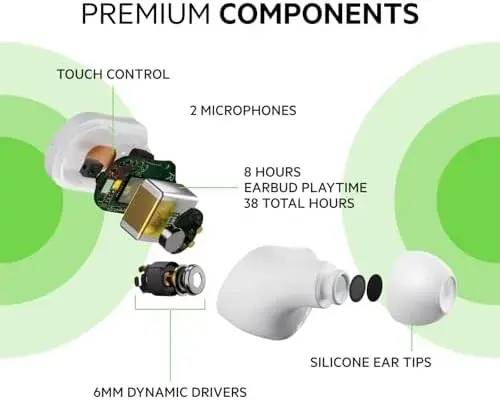 Belkin Soundform Play Auriculares Bluetooth True Wireless Branco