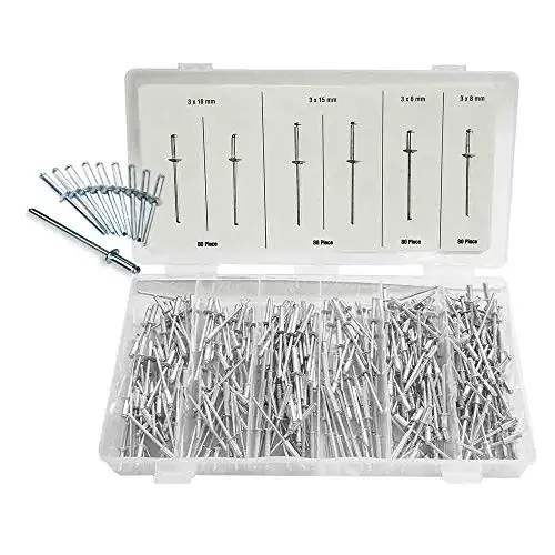 Benson Tools Conjunto de Rebites Vários Tamanhos