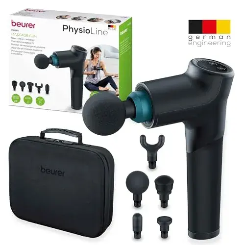 Beurer MG185 Pistola de Massagem Power 9 Níveis 5 Acessórios