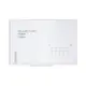 Bi-office Quadro Branco 90x120cm Magnético Aço Lacado