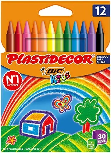BIC Ceras Kids Plastidecor 12 cores