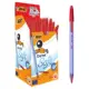 BIC Cristal Soft Vermelho Caneta 50 Un.