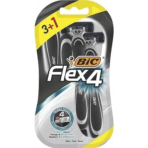 Bic Lâminas Descartáveis Flex4 3+1 Unidades