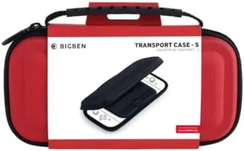 Big Ben Bolsa de Transporte Rigida para Nintendo Switch Lite Vermelho Compatível