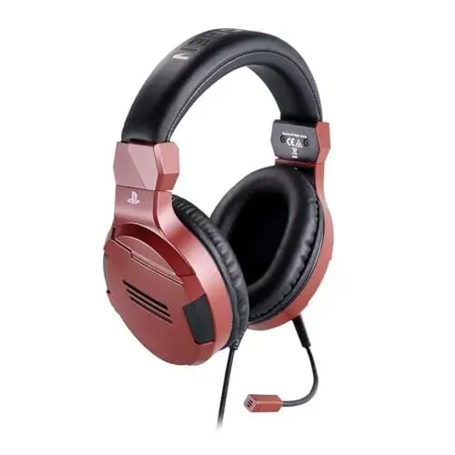 Big Ben Headset Gaming PS4OFHEADSETV3 Circum-aural Vermelho