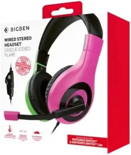 Big Ben Headset P+G Gaming para Nintendo Switch