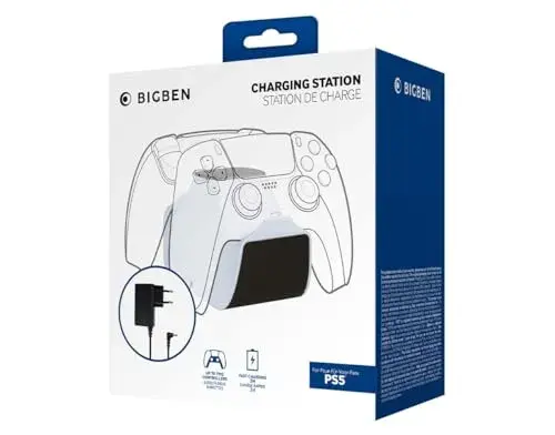 Big Ben PS5DUALCHARGER Carregador de comandos sem fios para PlayStation 5 Preto