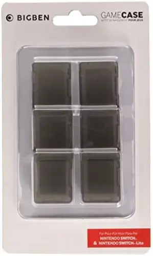 Big Ben Set de Caixas para Cartões de Jogos Nintendo Switch Preto, Azul, Verde, Rosa, Vermelho e Branco