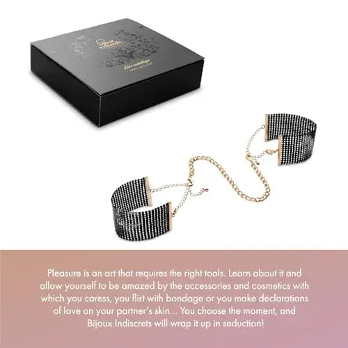 Bijoux Algemas Metálicas Desir Preto Ajustável