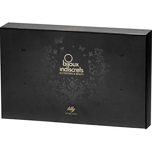 Bijoux Chicote Tecido Preto 38cm Decorado com Laço