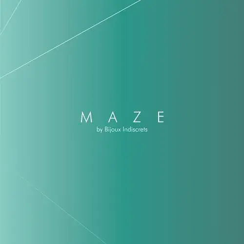 Bijoux Labirinto Preto Grande Gargantilha Ajustável