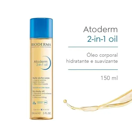 Bioderma Atoderm Óleo 2 em 1 150ml Toque Seco