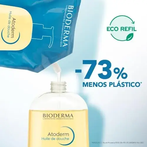 Bioderma Gel de Banho Atoderm Óleo de Banho Eco Refill 1000ml
