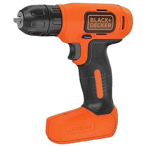 Black+Decker BDCD8-QW 7,2V 400rpm Broca de fenda com mandris