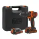 Black+Decker BDCHD18KB 18V Velocidade Variável Kit
