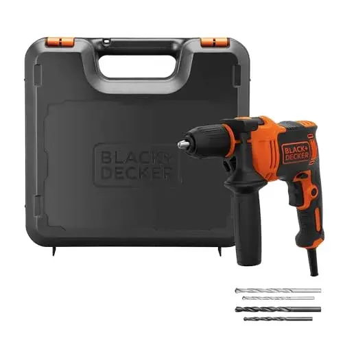 Black+Decker BEH710K-QS 710W 2800rpm com brocas