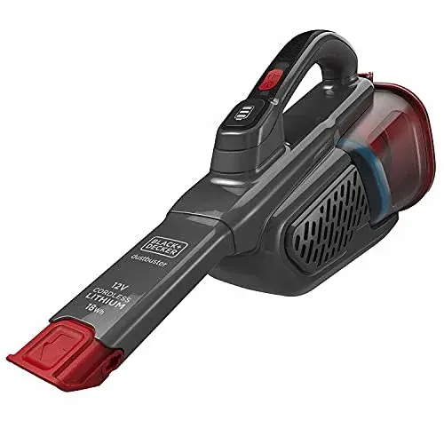 Black+Decker BHHV315J-QW mini aspirador rouge et titanium 12V
