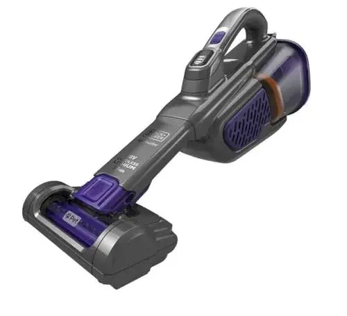 Black+Decker BHHV520BFP-QW mini aspirador violeta et titanium 35 AW