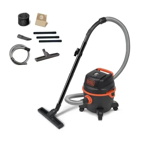 Black+Decker BXVC15PE 1200W Aspirador 15L Seco e Molhado