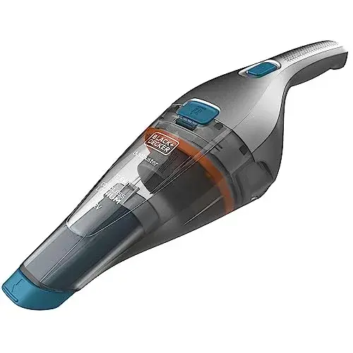Black+Decker NVC215WA mini aspirador cinza/azul 7,2V