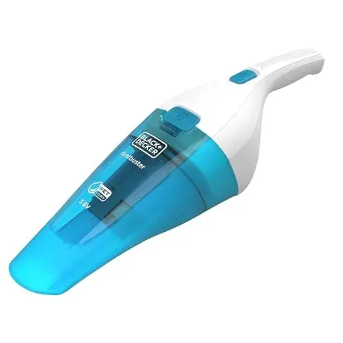 Black+Decker WDC115WA-QW mini aspirador branco/azul 7AW