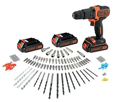 Black+Decker BDCHD181B3A-QW 18V Aparafusadora