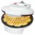 Bomann WA 5018 CB 1200W 1 Waffle Branco Revestimento Antiaderente