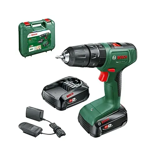 Bosch Berbequim Easyimpact 18V-2 Velocidades 20Nm com Acessórios
