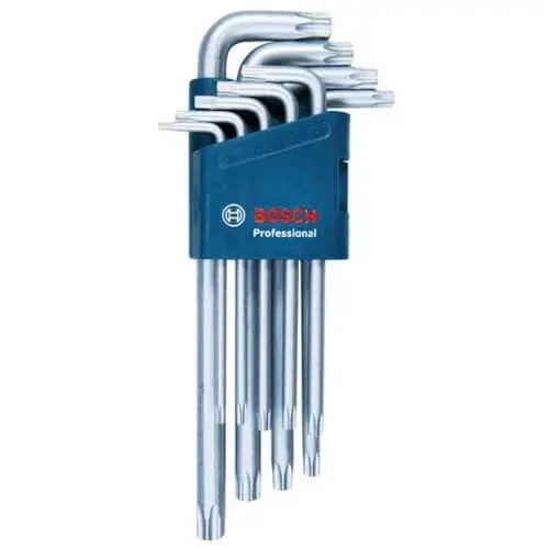Bosch Chaves Anguladas TORX 10 a 50 mm Aço endurecido