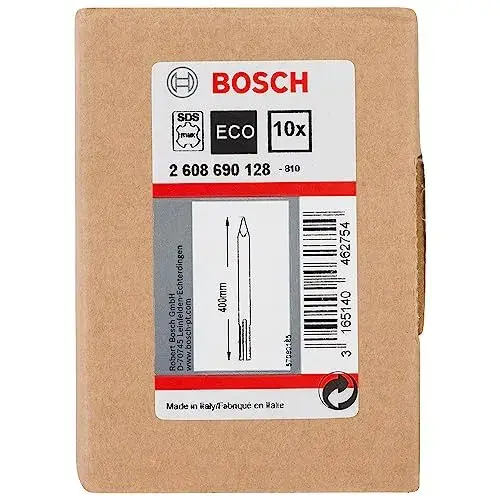 Bosch Cinzel SDS-MAX 400mm Ponta Pontiaguda Demolição