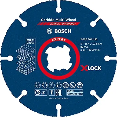 Bosch Disco Abrasivo Expert Carbide Multi Wheel X-LOCK 115MM