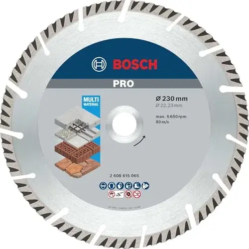 Bosch Disco Diamante Segmentado 230mm para rebarbadoras