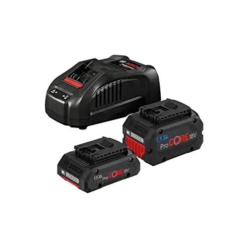 Bosch Kit de Baterias ProCORE 18V 4,0 Ah e 5,5 Ah Compatível com Ferramentas Bosch