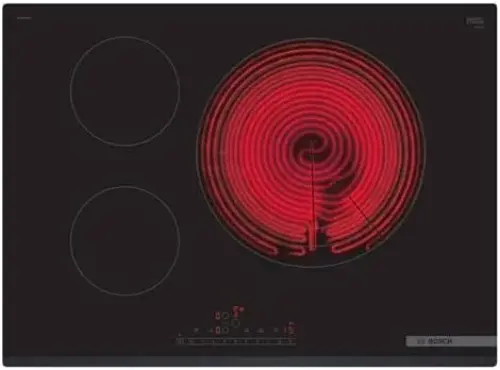 Bosch PKD731FP8E 5750W Placa Vitrocerâmica Preto Controle Toque
