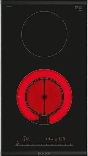 Bosch PKF375FP2E 3500W vitrocerâmica preta controle sensível ao toque