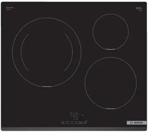 Bosch PUJ631BB5E 4600W Indução Preto Com Temporizador