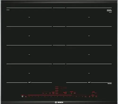 Bosch PXY675DC1E 7400W Placa de Indução Preto FlexIndução