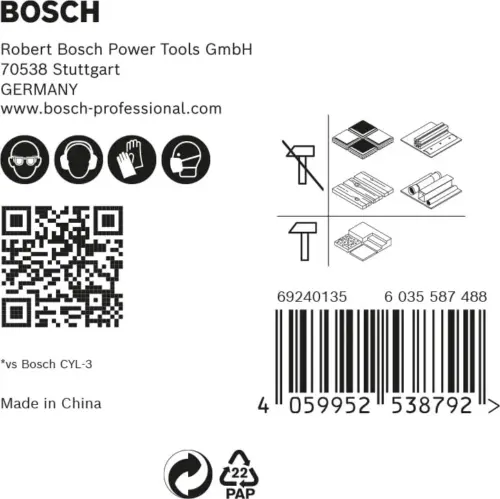 Bosch Brocas MultiConstruction HEX-9 Set de Brocas para Vários Materiais