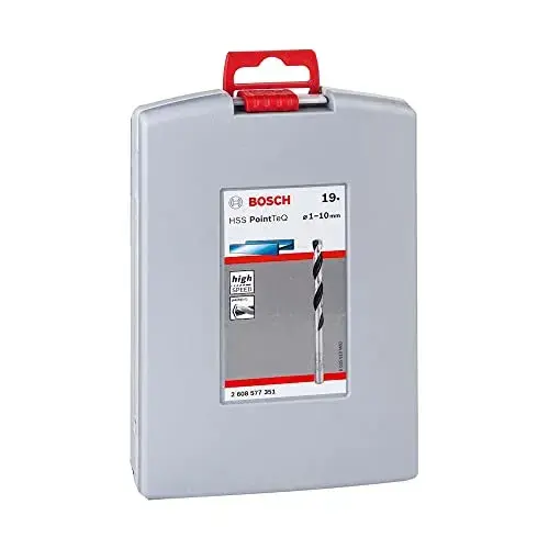 Bosch Conjunto Brocas HSS PointTeQ 19 Pçs. para metais