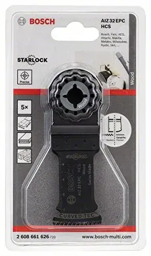 Bosch Conjunto de Lâminas Segmentadas AIZ 32 EPC para Madeira Prateado