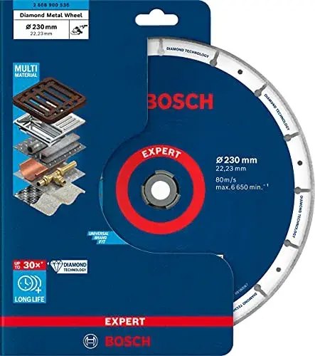 Bosch Disco Diamante Expert Metal 230mm para corte de metais
