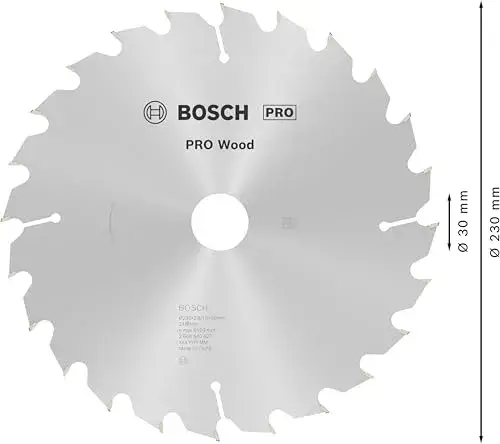 Bosch Disco Optiline Wood 230×2.8×1.8mm 24 Dentes