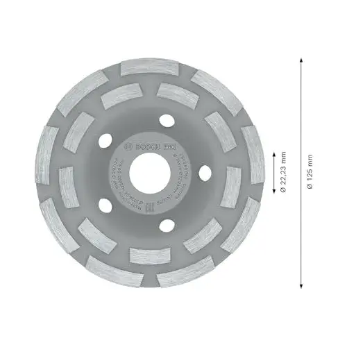 Bosch Expert for Concrete Disco de Diamante 125 mm Preto